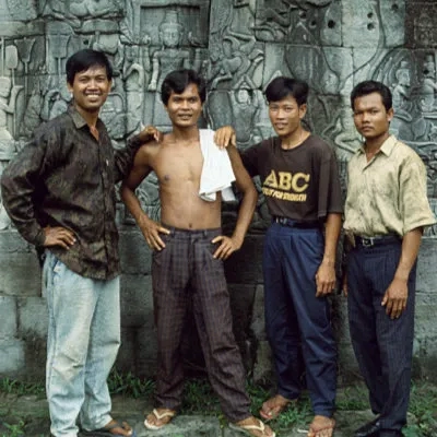 Local tourists, Angkor Wat