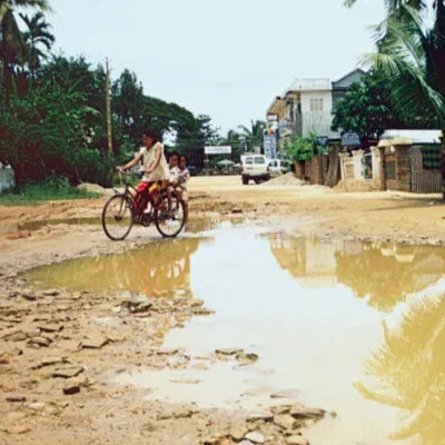 Main street, Siem Reap