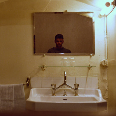 At the Hotel Le Grand Balcon, Toulouse, 1998