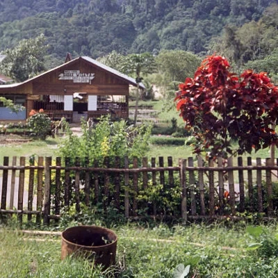 The cafe at Ketambe Orang Utan sanctuary, Sumatra