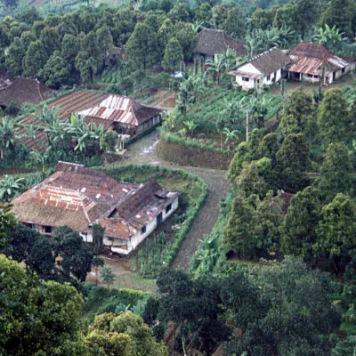 Houses near Candi Sukuh