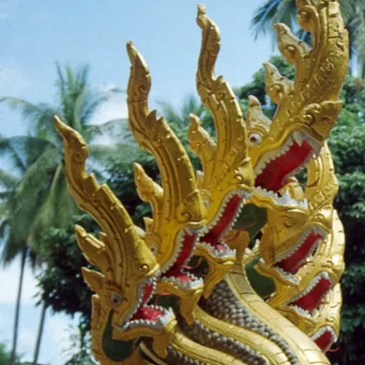 A Naga (mythical snake), Vientiane