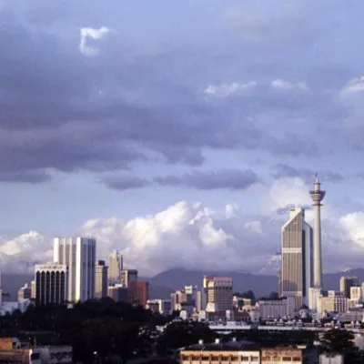 Kuala Lumpur in 1994, from Brickfields