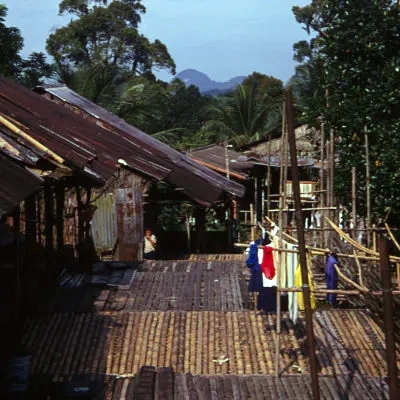 A longhouse, Sarawak