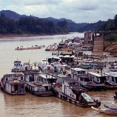 The jetty at Kapit, Sarawak